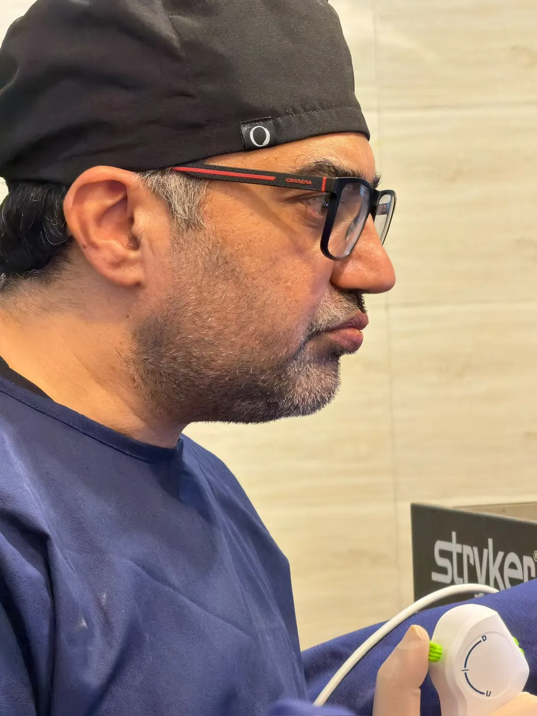 Dr. Mujeeb Ur Rehman — during a procedure